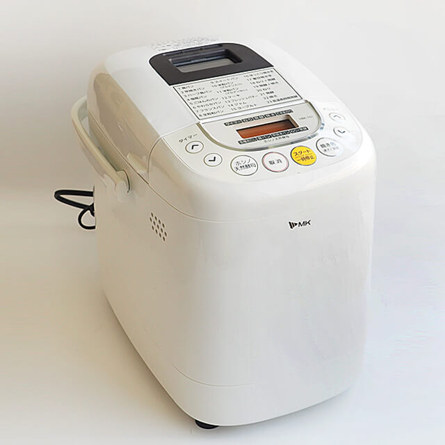 エムケー精工 ふっくらパン屋さん ホームベーカリー 1斤タイプ HBK-101W